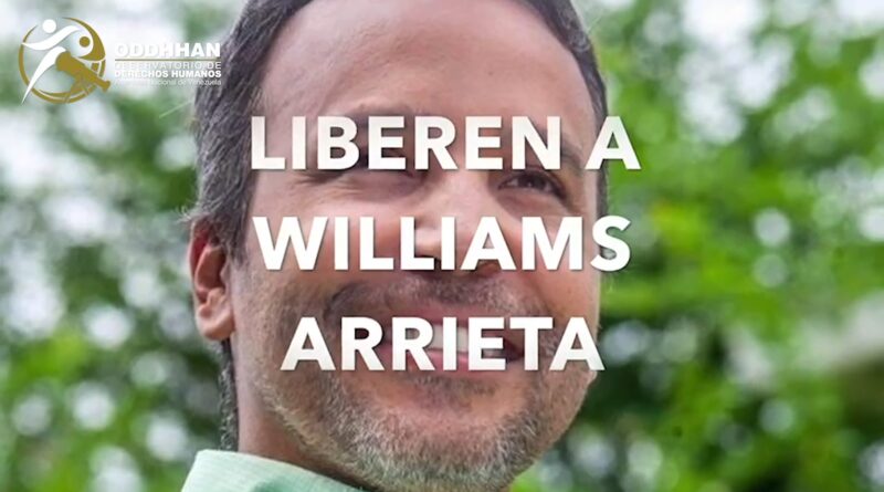 Pronunciamiento ante la detención del Dr. Williams Arrieta