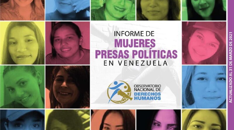Informe de Mujeres Presas Políticas en Venezuela